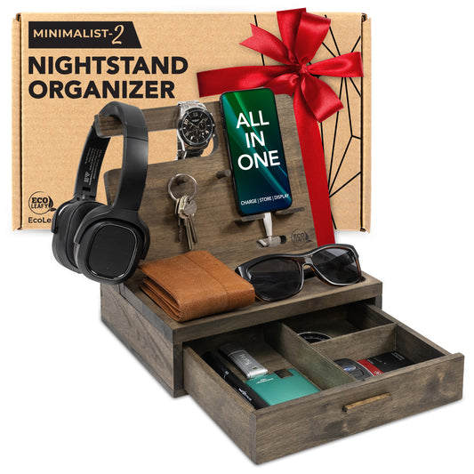 Nightstand or Desk Organizer for Cellphone, Watches & Accessories (M2)