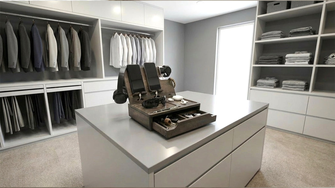 Declutter Made Simple: The Rustic Organizer Every Man’s Dresser Needs