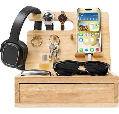 Nightstand or Desk Organizer for Cellphone, Watches & Accessories (M2)