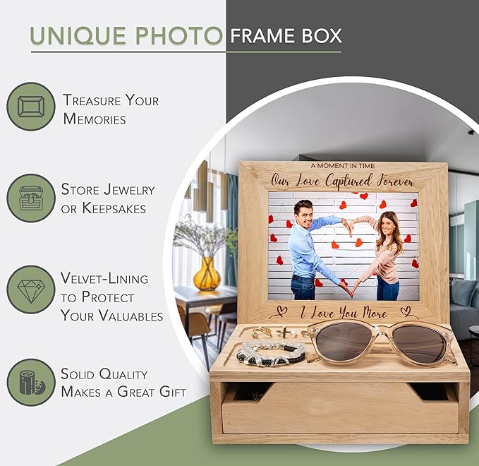 Wooden Photo Frame Box