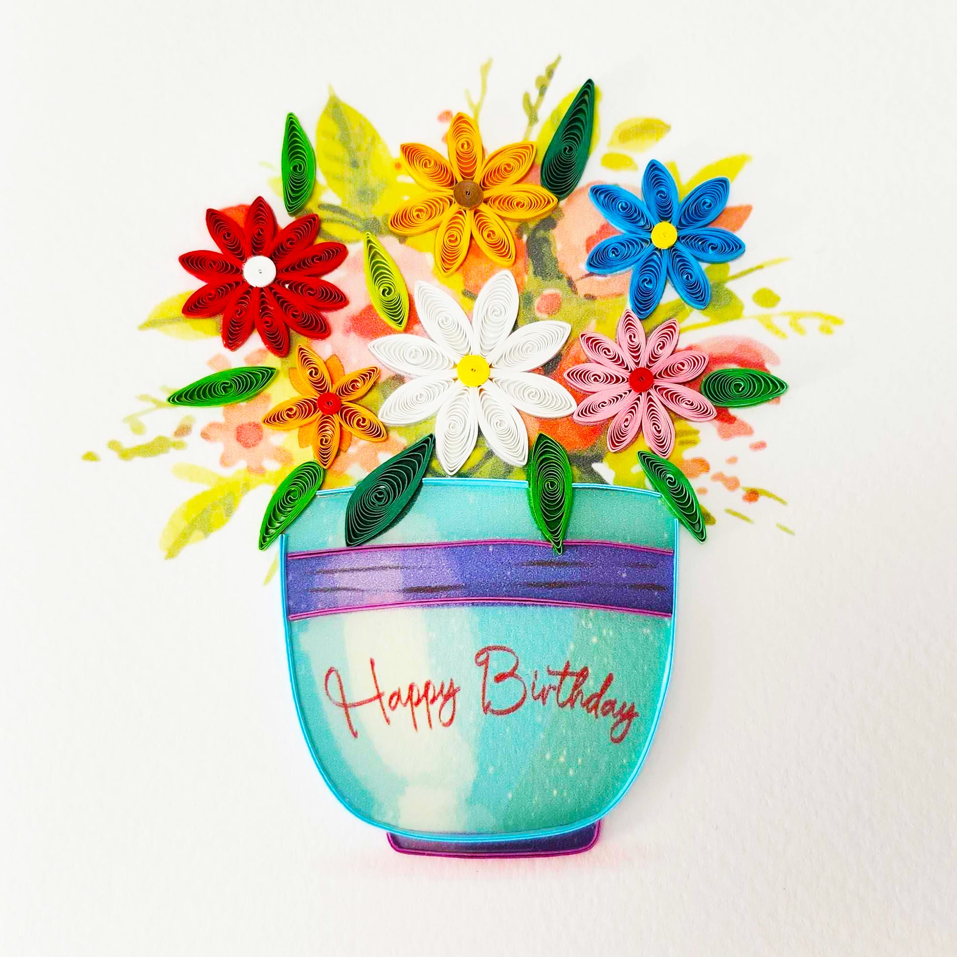 8-Daisies In Pot