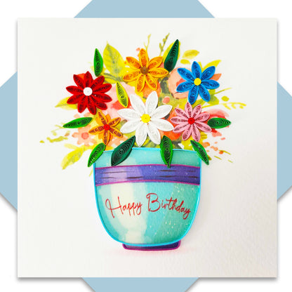 5-Daisies In Pot