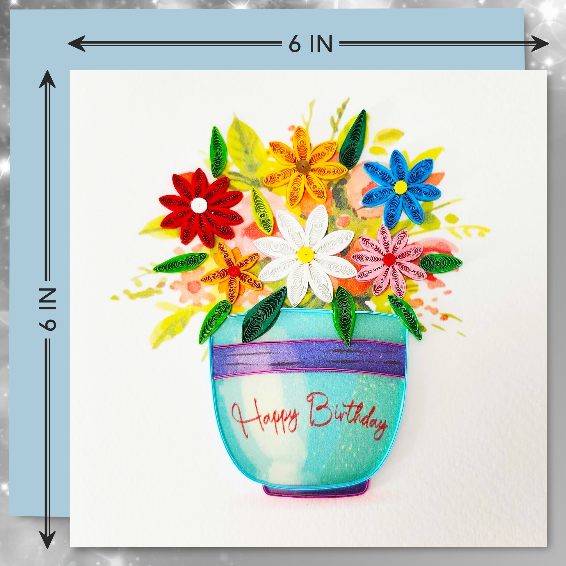 6-Daisies In Pot