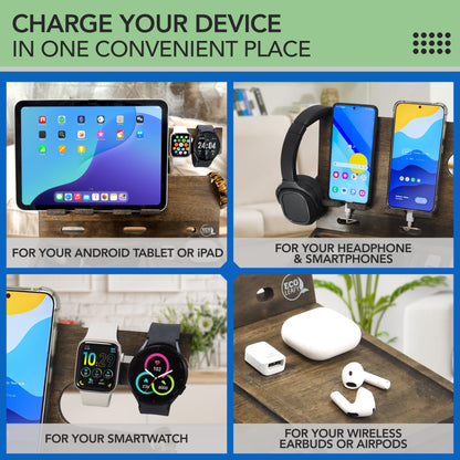 Nightstand or Desk Organizer for Cellphone, Watches & Accessories (MZ)